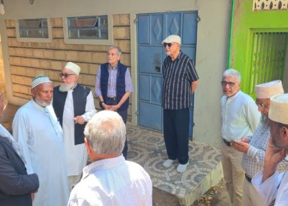 Visitors at the new Ghusl facility, Al-Falah Centre Isiolo