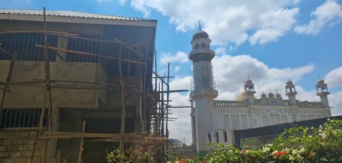 Multipurpose hall under construction beside Jamia Masjid, Al-Falah Islamic Centre Isiolo
